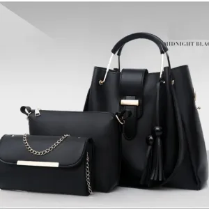 Set ženskih torbica 3 u 1 – koža